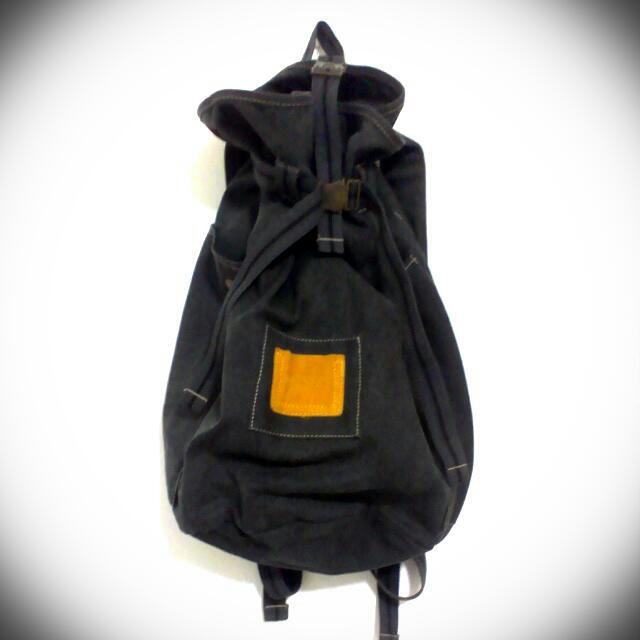 Diesel canvas backpack cheap