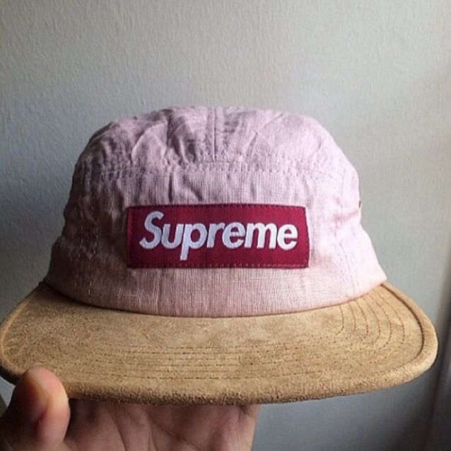 Supreme Pink Clay Safari Camp Cap