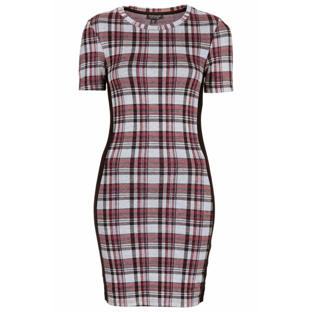 Topshop tartan dress top