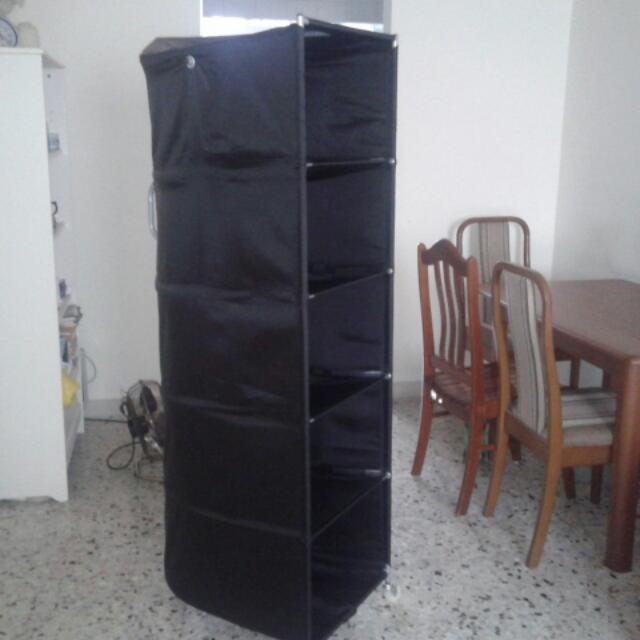 Reduce Price Ikea Ps Wardrobe Black Part 1 Furniture On Carousell