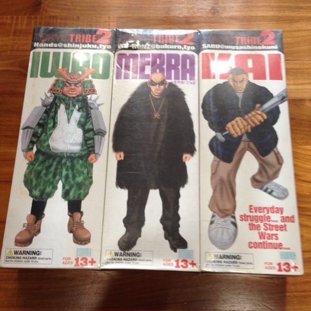Wallpaper Tokyo Tribe 2 Set Of 3 Nib Iwao Merra And Kai Toys Games Free HD