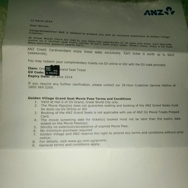 GV Grand Seats Godzilla Movie & Popcorn, Tickets & Vouchers, Local