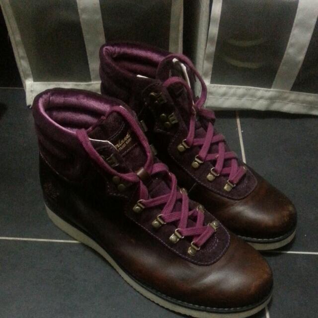 Authentic Timberland Purple Boots Women s Fashion Footwear