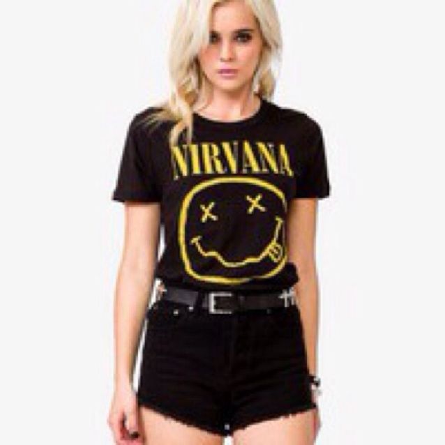 Nirvana shirt forever 21 sales
