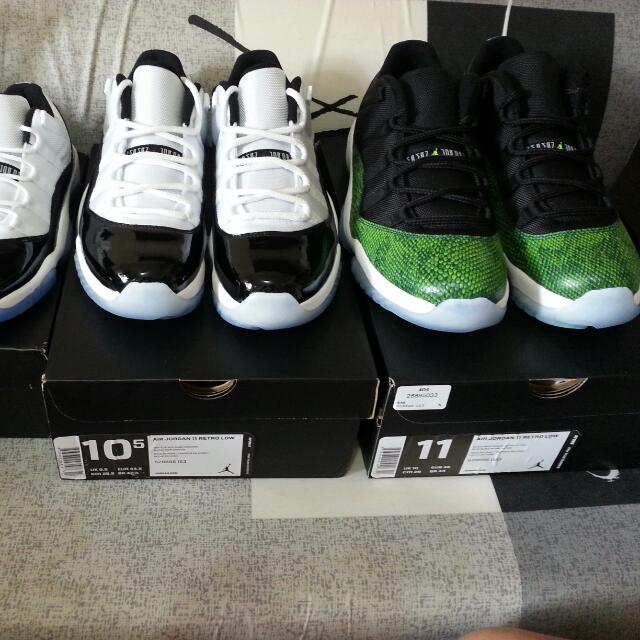 jordan 11 low green snakeskin
