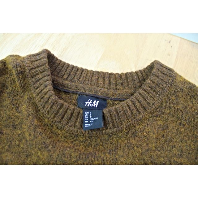 REDUCED H M Brown Elbow Patch Sweater Women s Fashion Coats