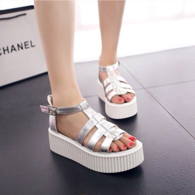 holo platform shoes