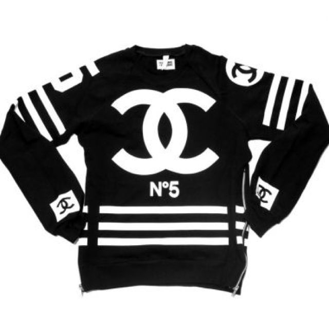 Coco Chanel No 5 Sweatshirt Crewneck Mens Fashion Tops  Sets Tshirts   Polo Shirts on Carousell