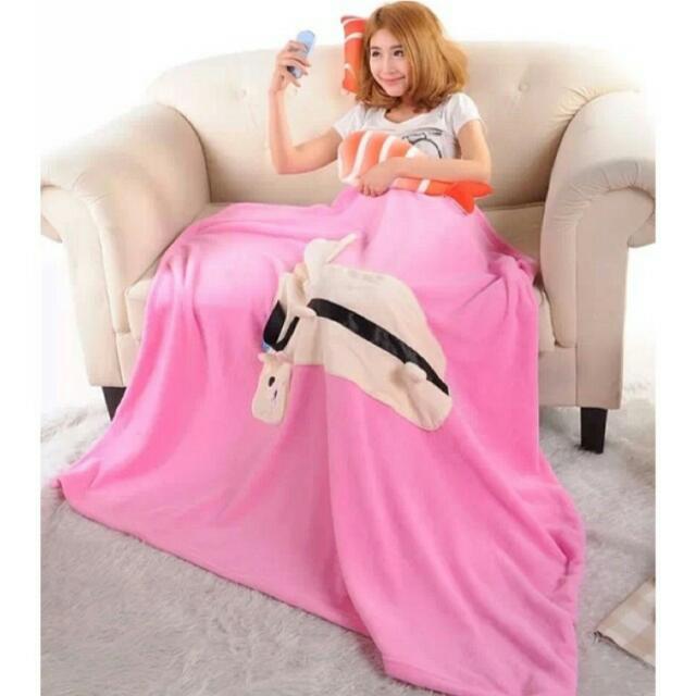 sushi pillow and blanket