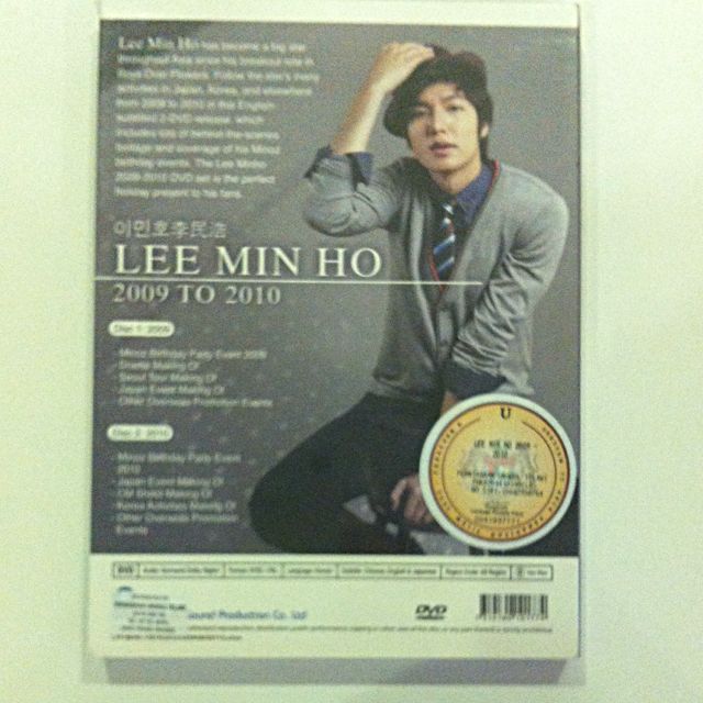 LEE MIN HO 2009 - 2010 Brand new DVD