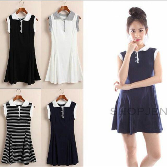polo skater dress
