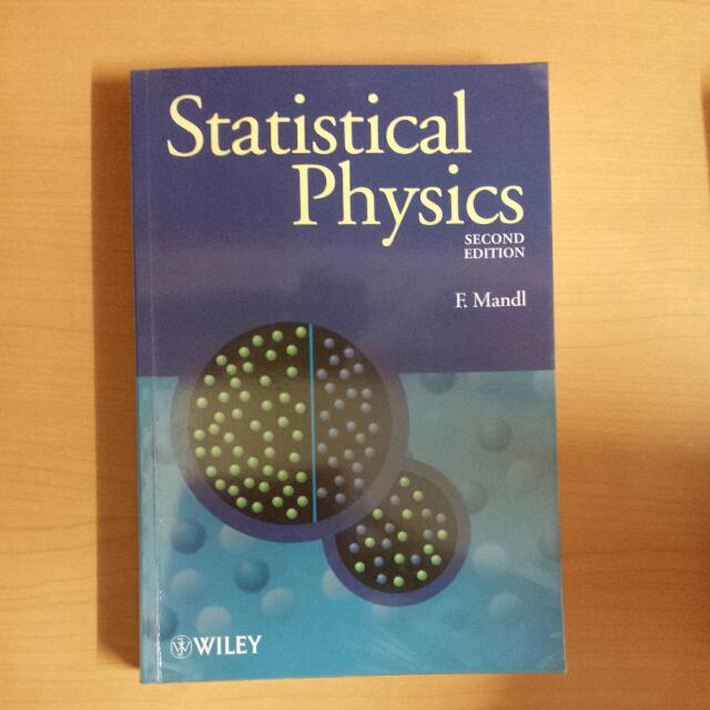 PC2230 Statistical Physics 2nd edition By F. Mandl, Hobbies & Toys ...