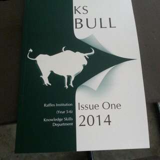 KS Bull 2014 Issue One (RESERVED)