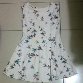 Brand New White Swallow Dress