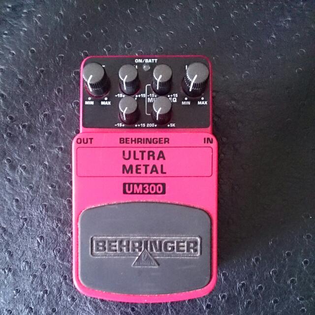 Behringer Ultra Metal UM300 pedal, Hobbies & Toys, Music & Media, Music