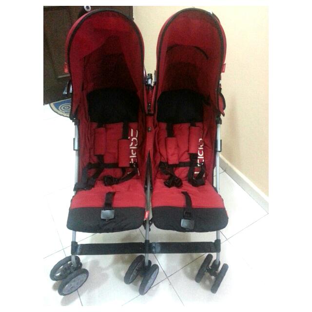 second hand twin stroller