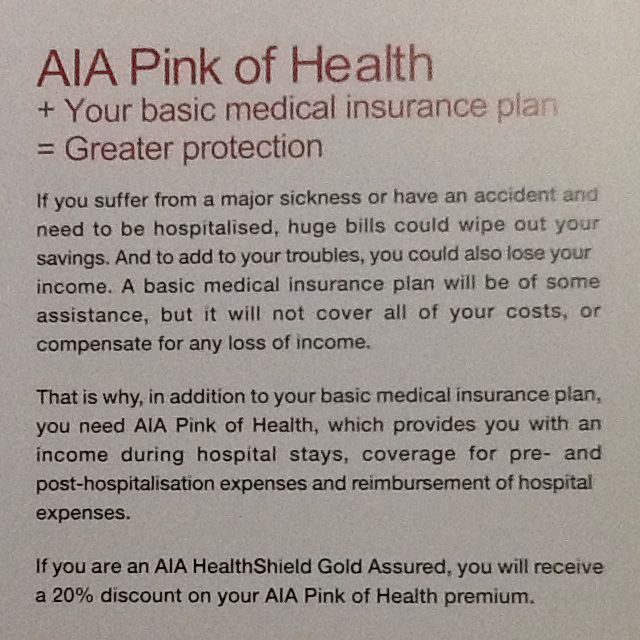 Aia Pink Of Health Bulletin Board On Carousell