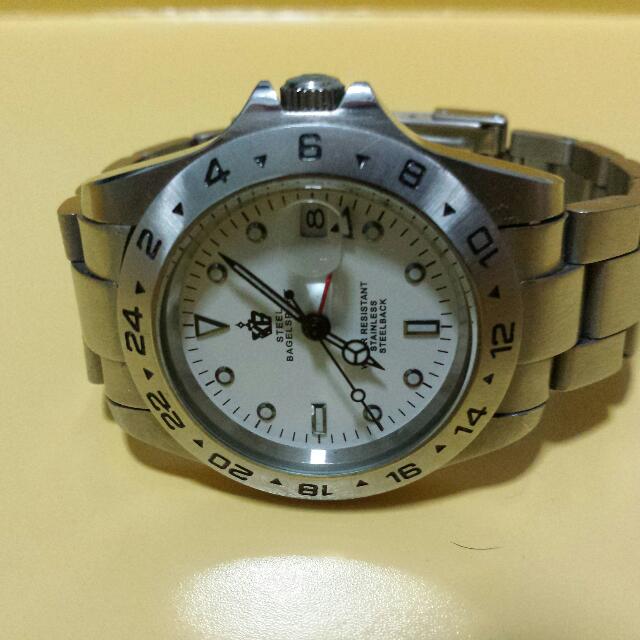 Bagelsport Rolex Explorer II White Dial Mobile Phones Gadgets Wearables Smart Watches on Carousell