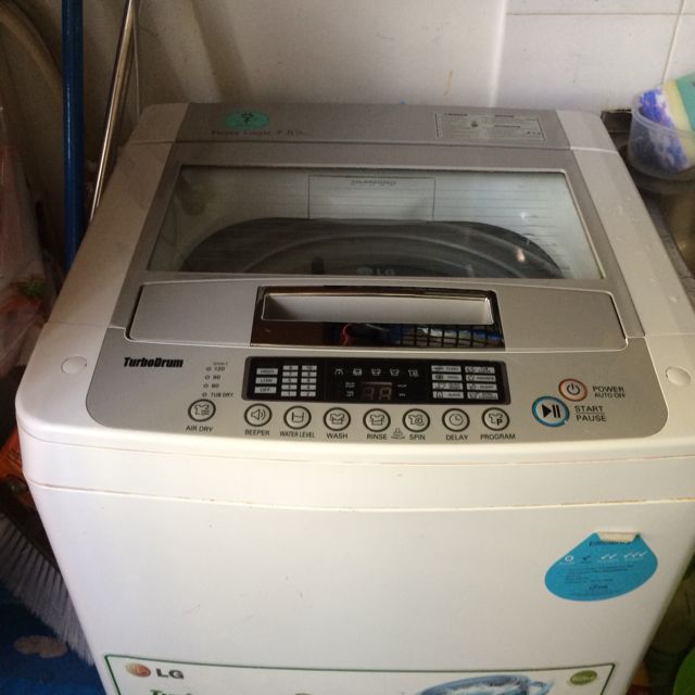 LG Washing Machine Turbo Drum Punch +3, Furniture & Home Living, Bathroom & Kitchen Fixtures on