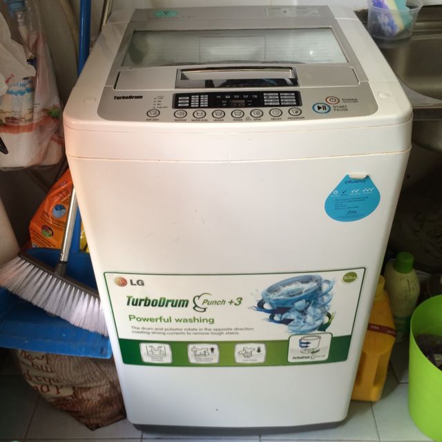 LG Washing Machine Turbo Drum Punch +3, Furniture & Home Living, Bathroom & Kitchen Fixtures on