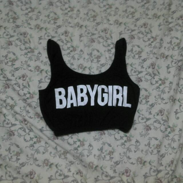 baby girl sports bra