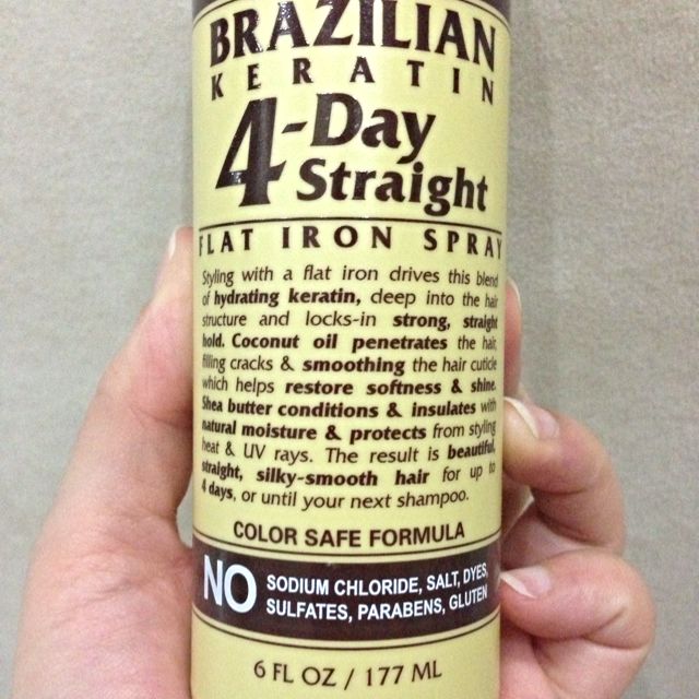 Pend To Jasmine 14 Preloved Renpure Brazilian Keratin 4 day Straight Flat Iron Spray 177ml Beauty Personal Care Face Face Care on Carousell