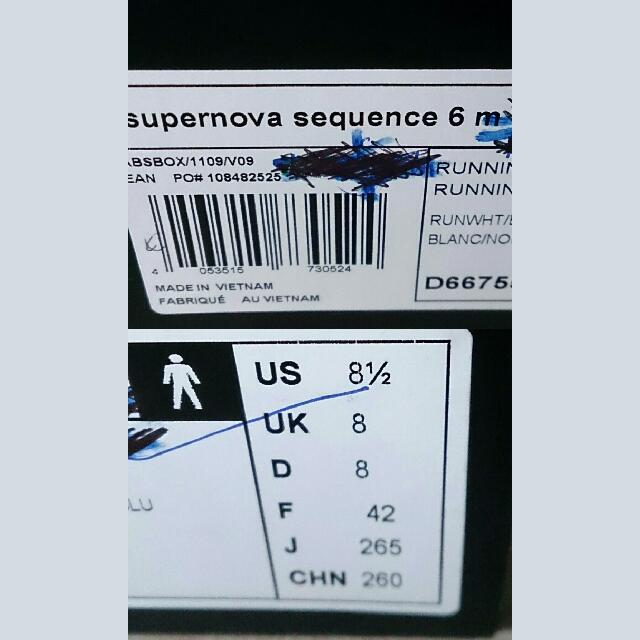 adidas supernova sequence