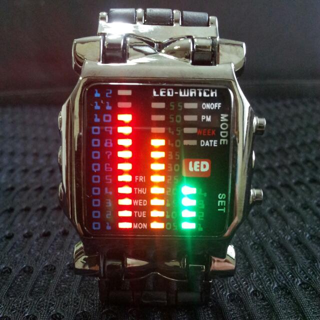 Binary led 2025 watch