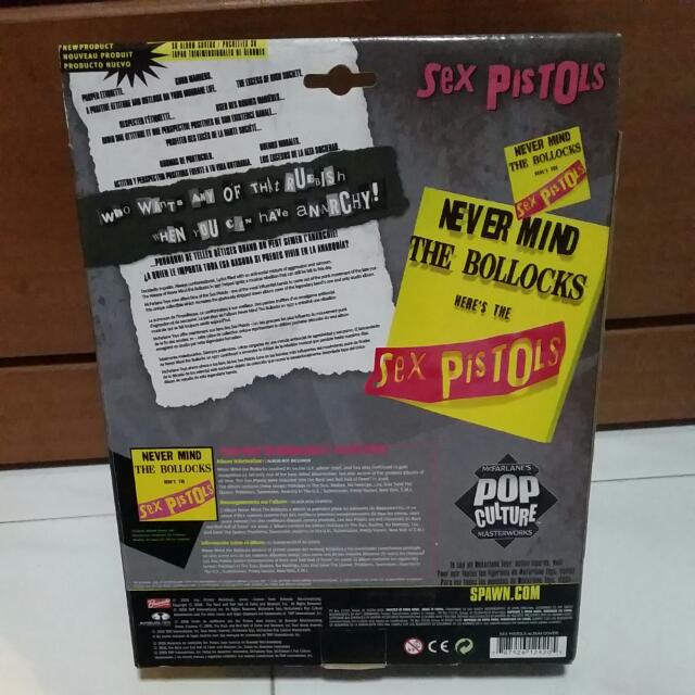 Mc FARLANE TOYS SEX PISTOLS POCHETTE 3D DE 2006 NEUF BOITE NEW BOX