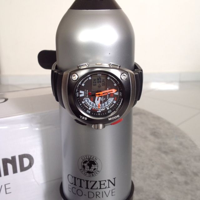 Citizen Eco Drive Dive Computer Watch Sports On Carousell