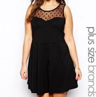 torrid black polka dot dress