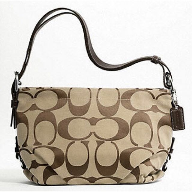 coach monogram duffle bag
