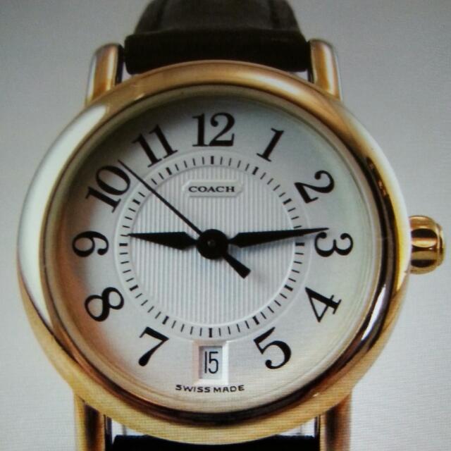 Coach watch swiss made discount