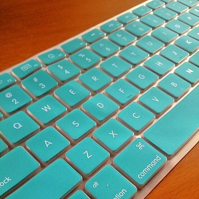 Tifany Blue Keyboard Cover for NEW Macbook Pro 13" A1425 with Retina display 