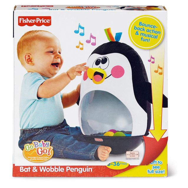 fisher price go baby go bat & wobble penguin