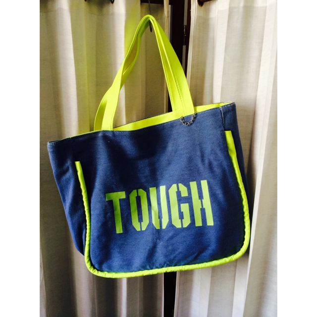 Neon Green Tough Gym Bag