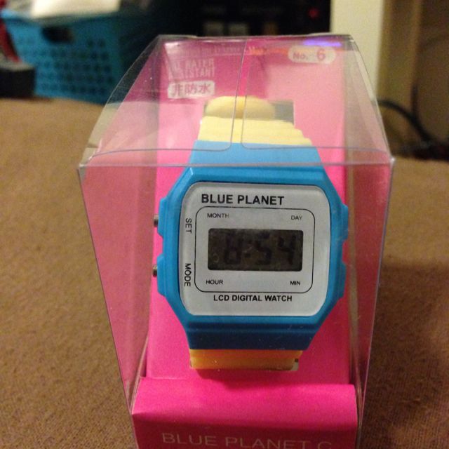 blue planet digital watch