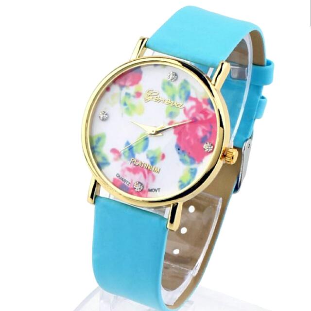 Geneva floral watches clearance