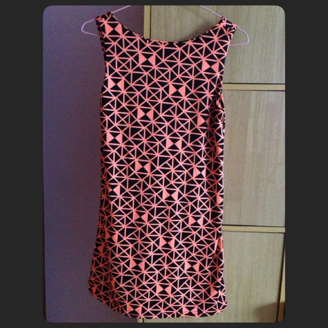 luminous orange dress