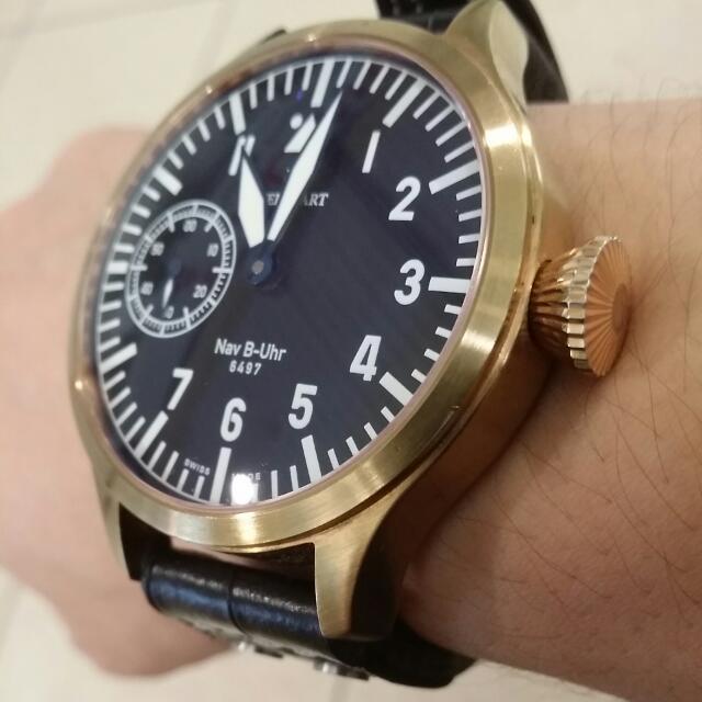 wts steinhart bronze navb pilot watch Luxury Watches on Carousell