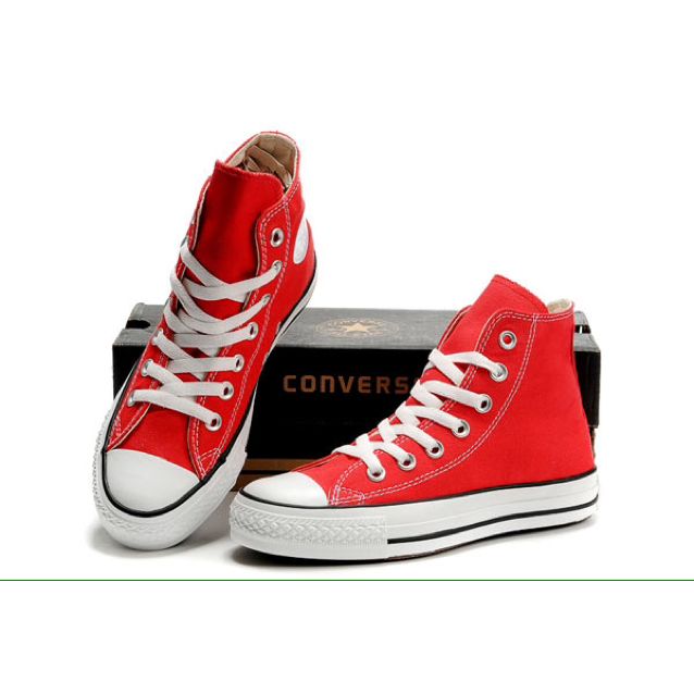 Red low top chuck taylors on sale