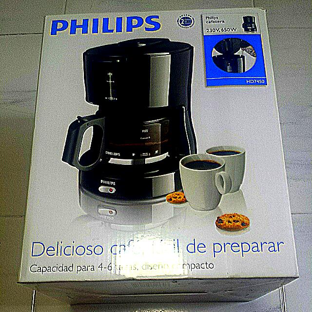 Philips Cafetera HD7450 Coffee Maker, TV & Home Appliances, Kitchen