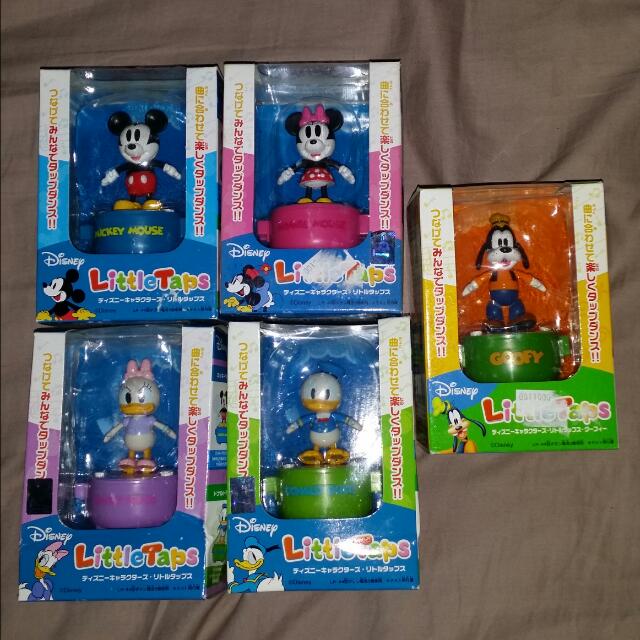 Disney Little Tap Mickey Minnie Donald Daisy Goofy Tap Dancing Figures