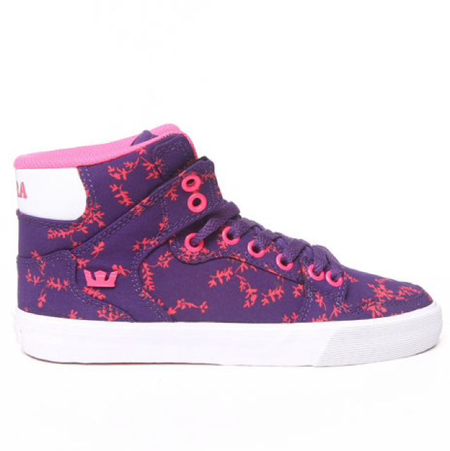 SUPRA Vaider Floral Pattern Sneakers Women s Fashion Footwear
