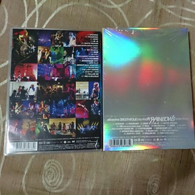 Alice Nine 「DISCOTHEQUE play Like A RAINBOWS -enter u0026 exit-」DVD