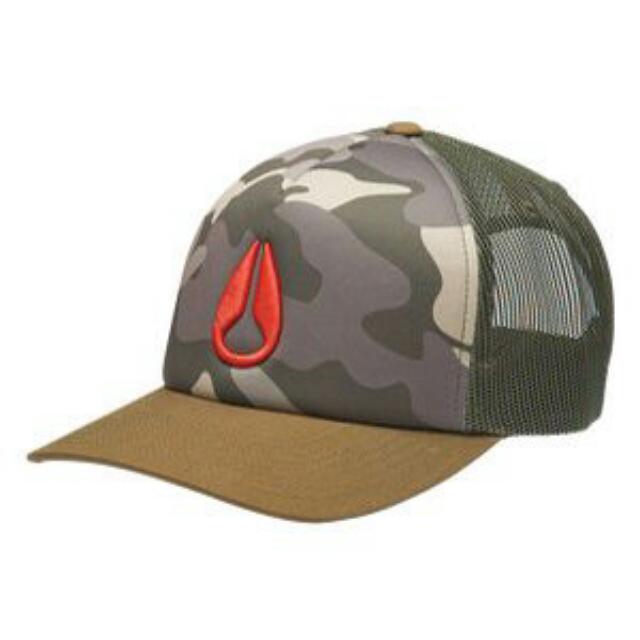 nixon iconed trucker hat