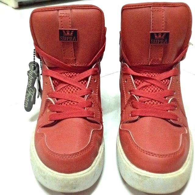Red Supra Skytop Chad Musha Pro model