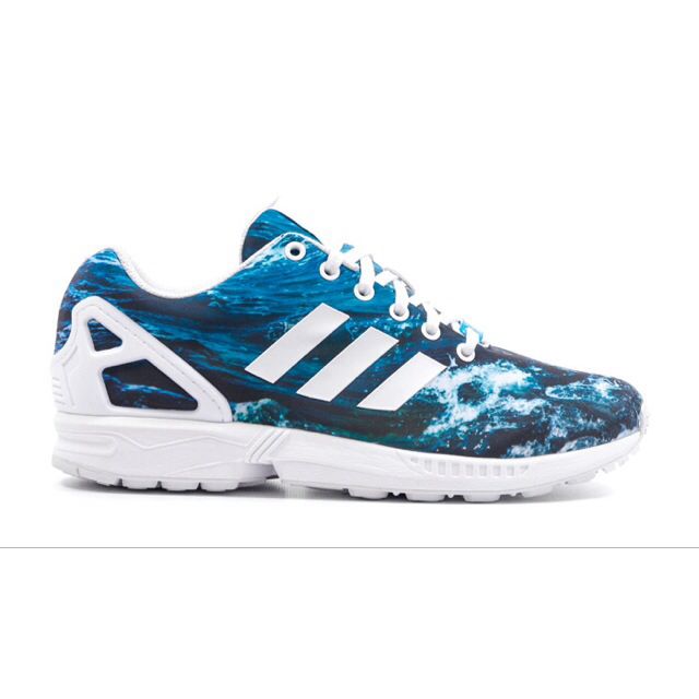 INSTOCK Adidas Zx Flux Ocean Size 6.5