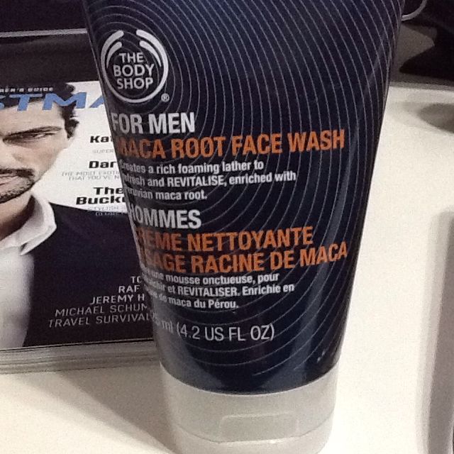 Free Body Shop For Men Maca Root Face Wash Men S Fashion On Carousell Made with peruvian maca root, which is dense with essential vitamins, minerals and fatty acids, this daily face wash refreshes the skin, and leaves it skin feeling soft and invigorated. carousell