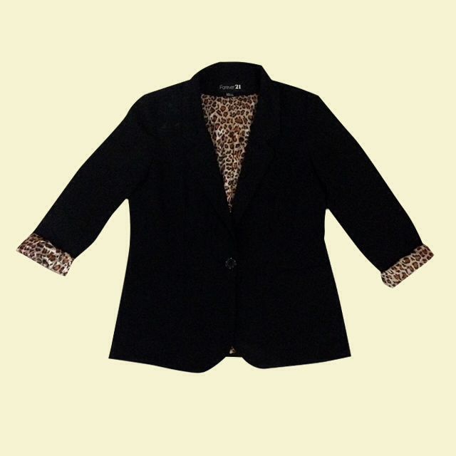 Leopard print blazer forever 21 deals